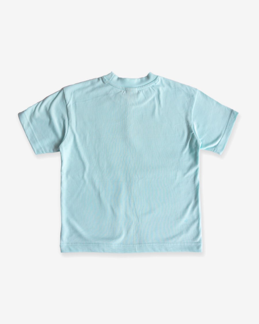 Kaos Anak — Modern Oversized Fit — Bleach Aqua - Image 3