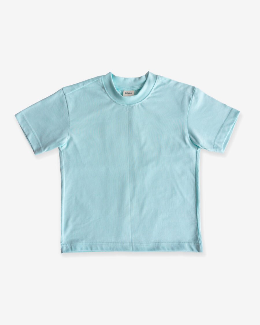 Kaos Anak — Modern Oversized Fit — Bleach Aqua